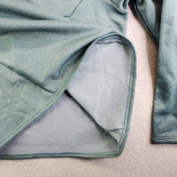 LL Bean Sweater Mens XL Green Mountain Fleece 1/2 Zip Sweatshirt Hiking Trails - Picture 5 of 16